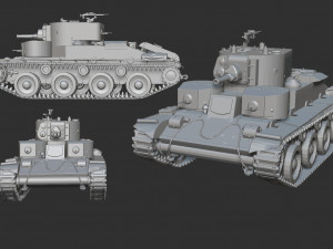 ussr tank pack print 20 tanks 2 Modelo de Impressão 3D