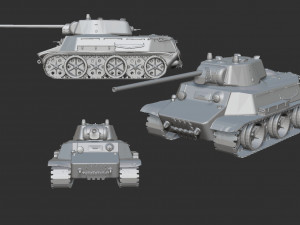 ussr tank pack print 20 tanks 3 3D Print Model