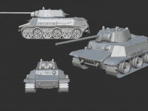 ussr tank pack print 20 tanks 3 3D Print Model