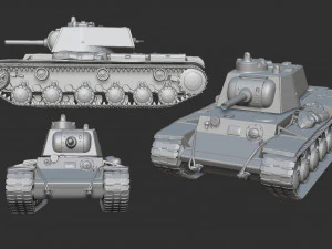 ussr tank pack print 20 tanks 3 3D Print Model