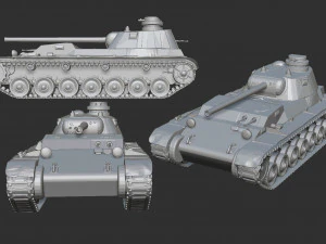 ussr tank pack print 20 tanks 3 3D Print Model