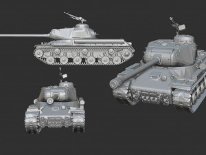 ussr tank pack print 20 tanks 3 3D Print Model