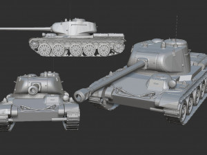 ussr tank pack print 20 tanks 4 Modelo de Impressão 3D