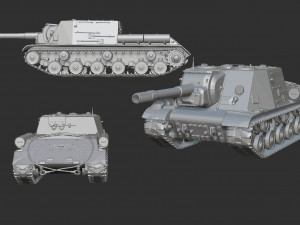 ussr tank pack print 20 tanks 4 Modelo de Impressão 3D