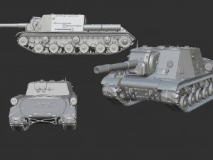ussr tank pack print 20 tanks 4 3D Print Model