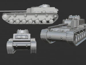 ussr tank pack print 20 tanks 4 3D Print Model