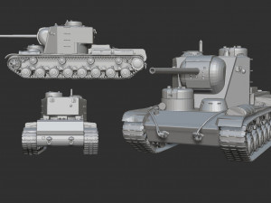 ussr tank pack print 20 tanks 4 Modelo de Impressão 3D