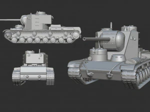 ussr tank pack print 20 tanks 4 3D Print Model