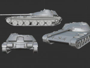 SSCB tank paketi baskı 20 tank 5 3D Baskı Modeli