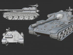 Sovjet-tankpakket afdrukken 20 tanks 5 3D printmodel