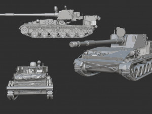 ussr tank pack print 20 tanks 5 Modelo de Impressão 3D