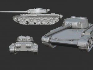 Sovjet-tankpakket afdrukken 20 tanks 5 3D printmodel