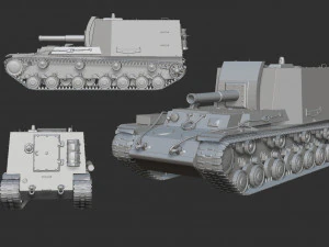 Sovjet-tankpakket afdrukken 20 tanks 5 3D printmodel