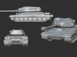 Sovjet-tankpakket afdrukken 20 tanks 5 3D printmodel