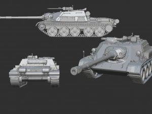 Sovjet-tankpakket afdrukken 20 tanks 5 3D printmodel