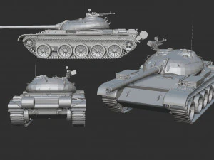 Sovjet-tankpakket afdrukken 20 tanks 5 3D printmodel