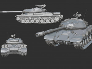 ussr tank pack print 20 tanks 5 Modelo de Impressão 3D