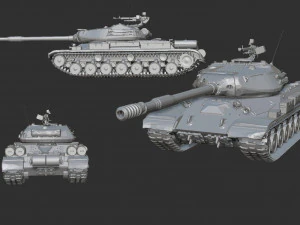 Sovjet-tankpakket afdrukken 20 tanks 5 3D printmodel