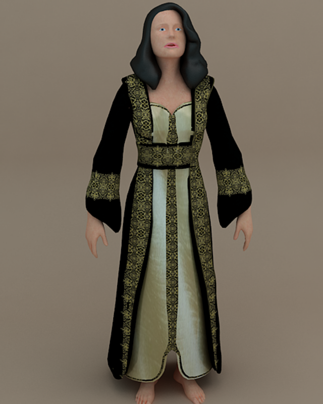 femme 3D Модель .c4d .max .obj .3ds .fbx .stl .blend