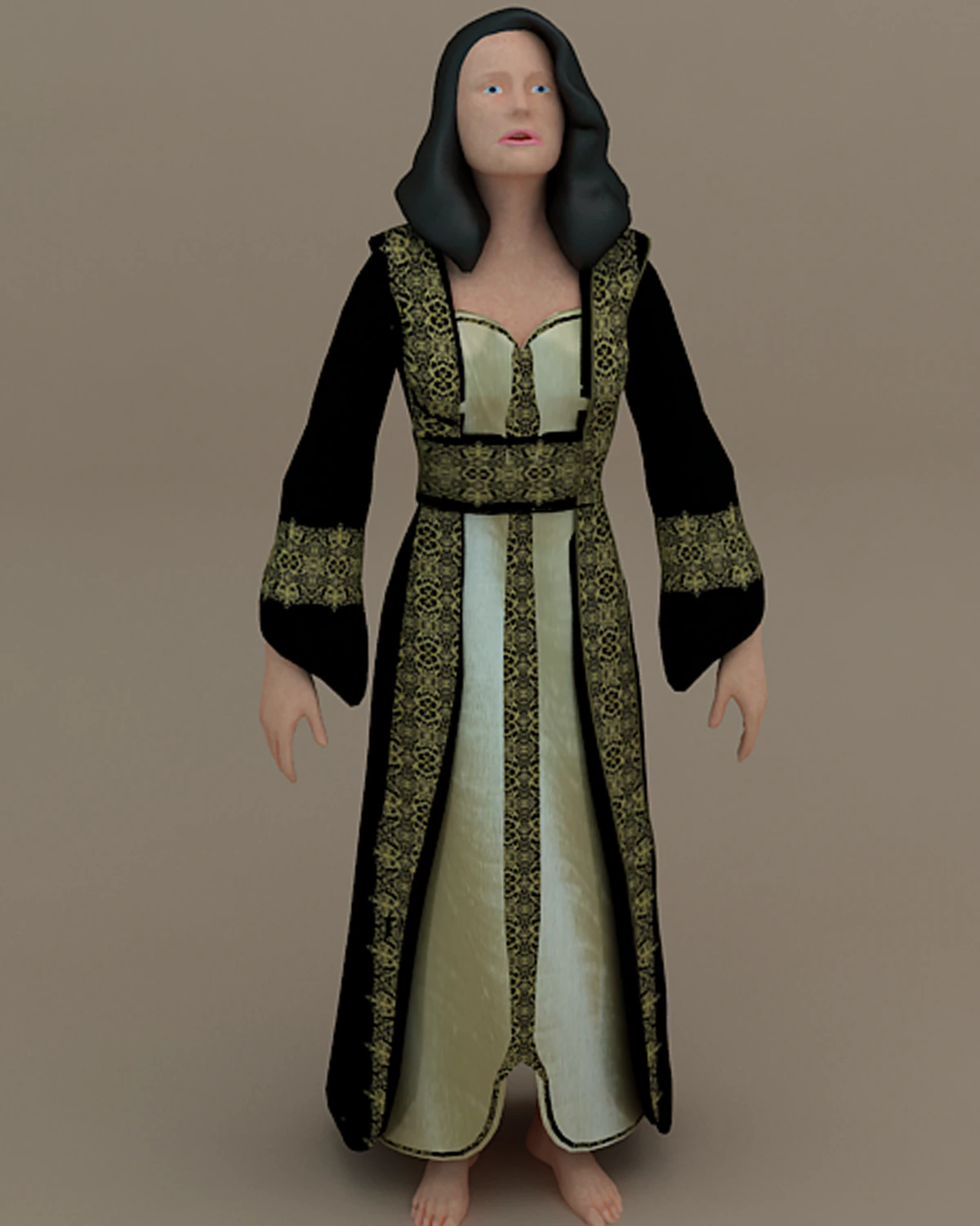femme 3D Model .c4d .max .obj .3ds .fbx .stl .blend 