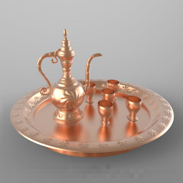 jug for table set 3D Model .c4d .max .obj .3ds .fbx .stl .blend 