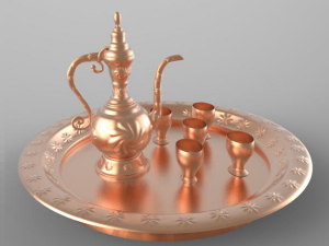jug for table set 3D 모델