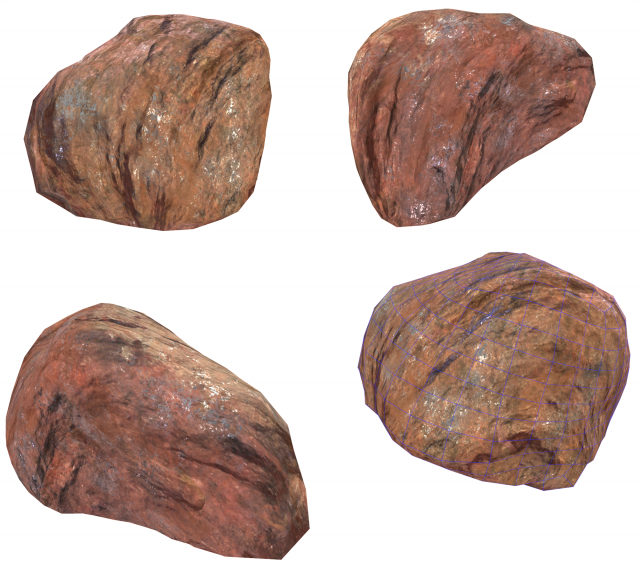 iron ore 3D Model .c4d .max .obj .3ds .fbx .stl .blend 