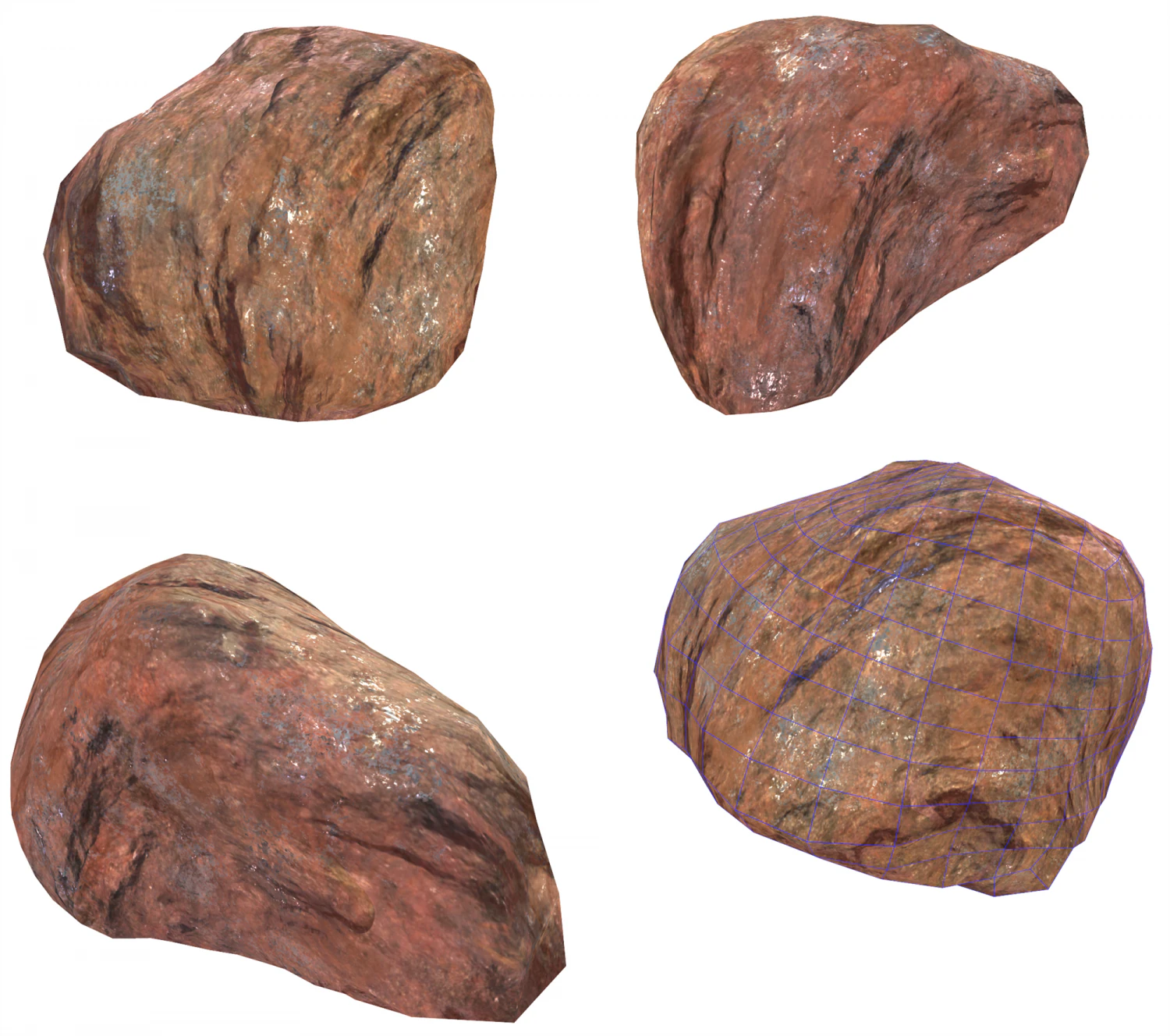 iron ore 3D Model .c4d .max .obj .3ds .fbx .stl .blend 