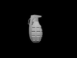 grenade f1 Modello 3D