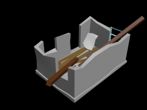 ruined house Modelo 3D
