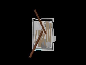 ruined house 3D Model