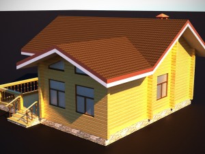 cottage house 3D Model