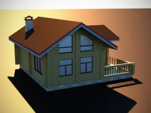 cottage house 3D Model