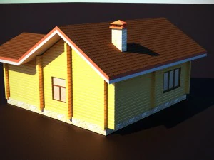 cottage house 3D Model