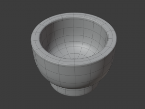 mortar and pestle Modèle 3D