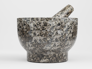 mortar and pestle Modèle 3D