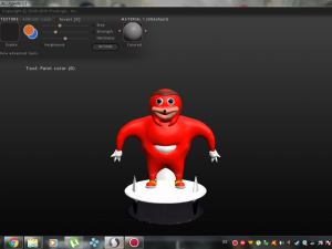 knuckles uganda 3D 모델