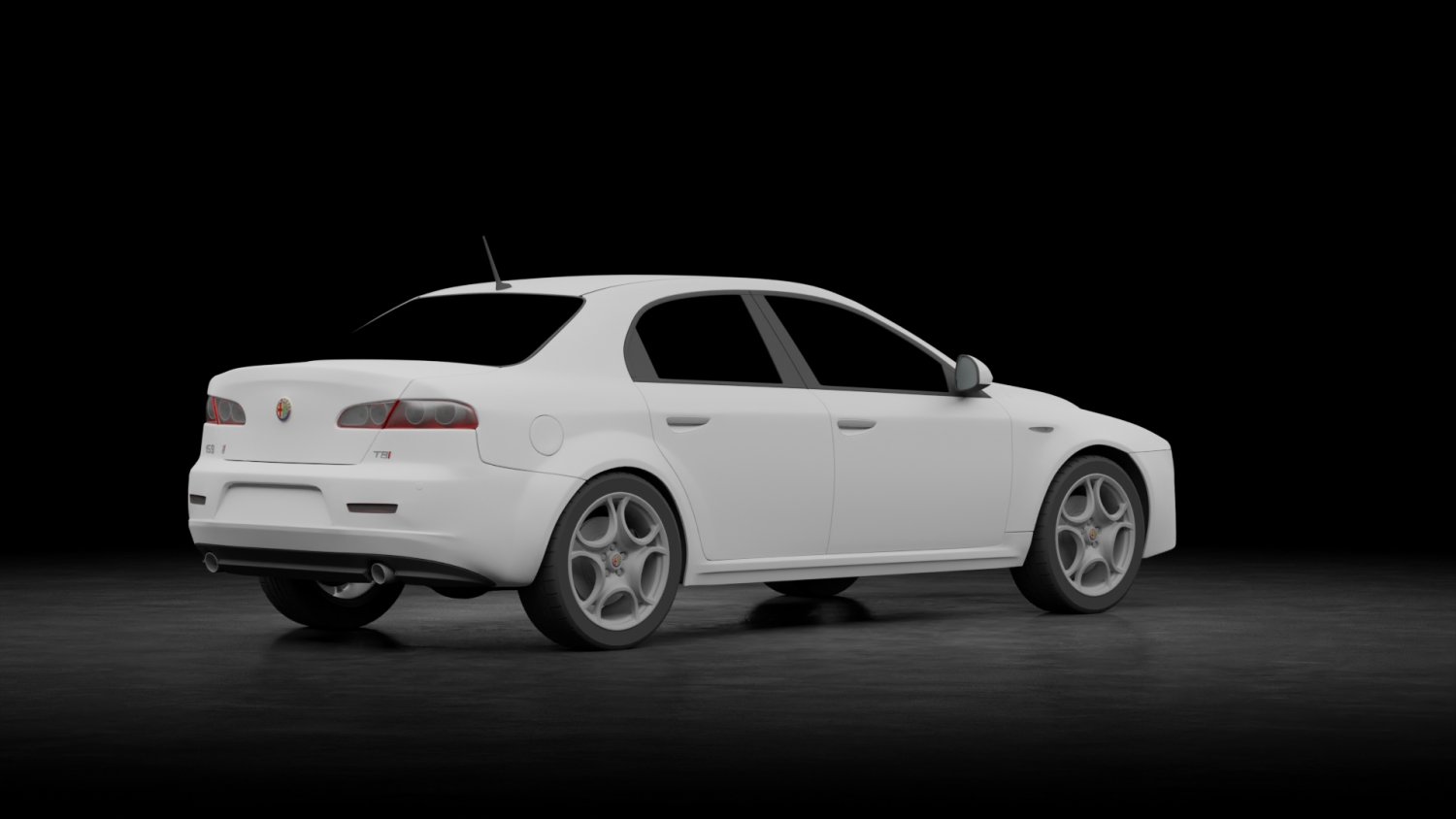 Alfa-Romeo 159 sedan 2009 3D Model in Sedan 3DExport