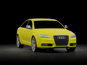 Audi A6 sedan 2011 3D Model