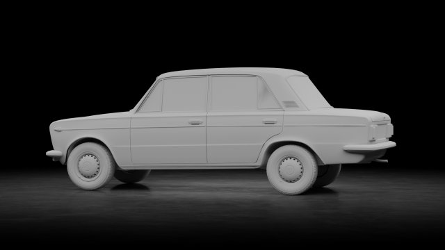 Archivo 3D Coche Fiat / FSO 125p escala 1:18 📱・Modelo para