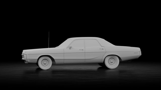 Download Dodge Polara Hardtop 1970 3D Model