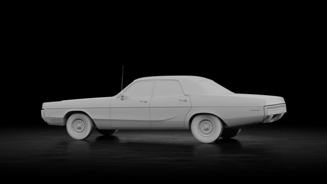 Download Dodge Polara Hardtop 1970 3D Model