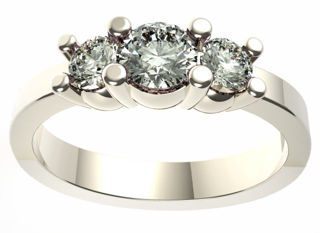 enagement ring 3D Print Model .c4d .max .obj .3ds .fbx .stl .blend 