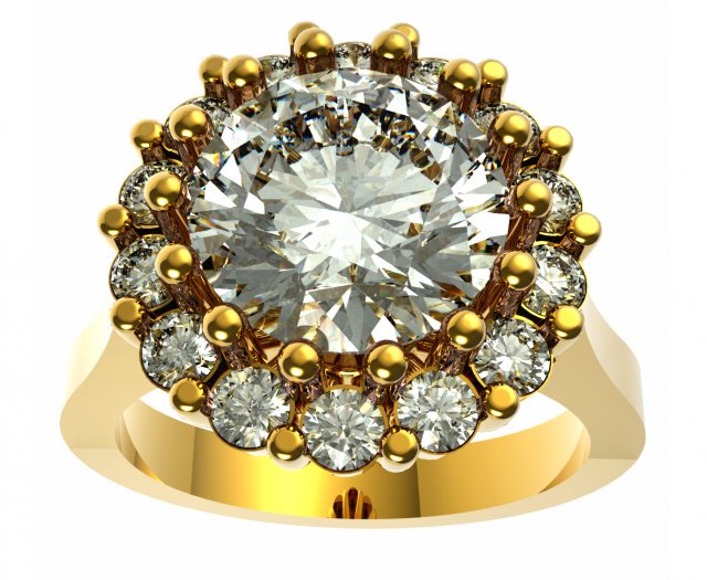 enagement ring 3D Print Model .c4d .max .obj .3ds .fbx .stl .blend 