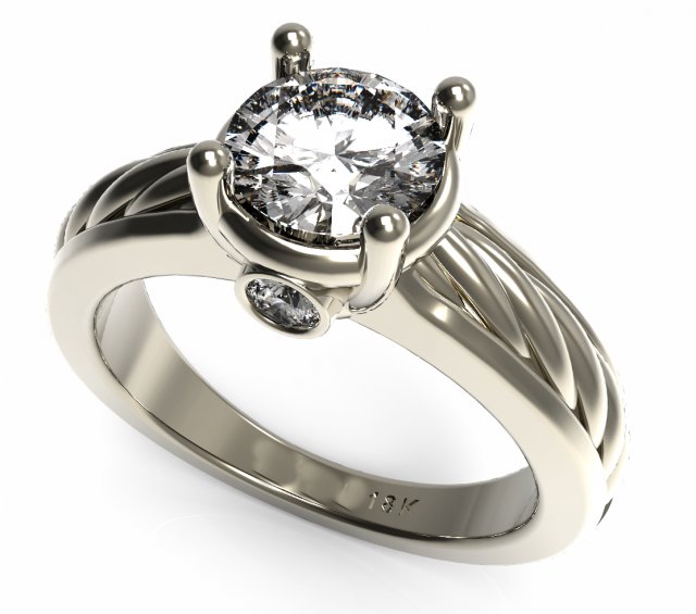 enagement ring 3D Print Model .c4d .max .obj .3ds .fbx .stl .blend 