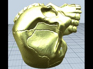skull ring stl file 3d printing 3D Принт Модель