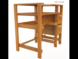 jewelry bench for decoration Modelo 3D