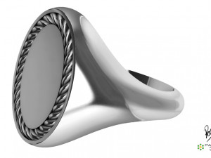 Stamp for Unisex engraving in stl and obj format 3D 打印模型