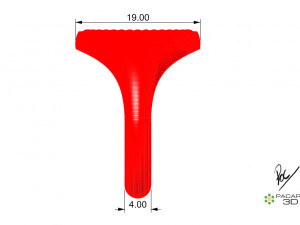 Stamp for Unisex engraving in stl and obj format 3D 打印模型