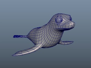 3d cartoon sea creature pack - rigged low-poly Model 3D